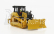 Dm-models Caterpillar Catd5 Dozer Ruspa Cingolata - škrabací traktor 1:87 žltá čierna