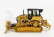 Dm-models Caterpillar Catd5 Lgp Vpat Dozer Ruspa Cingolata - škrabací traktor 1:50 žltá čierna