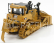 Dm-models Caterpillar Catd8t Ruspa Cingolata - škrabací traktor 1:50 žltá čierna