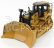 Dm-models Caterpillar Catd8t Ruspa Cingolata - škrabací traktor 1:50 žltá čierna