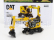 Dm-models Caterpillar Catm323f Escavatore Gommato Su Rotaie Ferroviarie - Hydraulický škrabák na traktor 1:87 Yellow Black