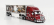 Dm-models Peterbilt 579 Truck With Cat Mural Trailer 2011 1:50 Red Met Silver