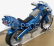 Edicola Batman Batcycle - Legend Of The Dark Knight 1:18 Blue Met