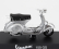 Edicola Piaggio Vespa 150 Gs 1955 1:18 strieborná