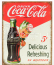 Edicola Príslušenstvo Kovový tanier - Coca-cola Delicious And Refreshing Coke Sprite Boys 5 Cts 1:1 White Red