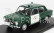 Edicola Seat fiat 124d Agrupacion De Trafico Police 1973 - Con Vetrina - S vitrínou 1:24 Green White