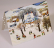 Galison Folk Art Christmas Deluxe Notecard Collection 24 ks