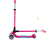 Globber - Scooter Primo Plus Lights V2 skladací Fuchsia/Sky Blue