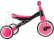 Globber - Trojkolka / kolobežka Learning Trike Fuchsia pink