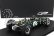 Gp-replika Brabham F1 Bt19 N 12 Winner French Gp Jack Brabham 1966 World Champion - Con Vetrina - s vitrínou 1:18 Green Gold