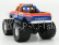 Greenlight Chevrolet K-10 Bigfoot Monster Truck Boss 1972 1:43 Oranžová modrá