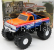 Greenlight Chevrolet K-10 Bigfoot Monster Truck Boss 1972 1:43 Oranžová modrá