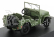 Greenlight Jeep Willys Mb Open 1942 - M-a-s-h 1:43 Vojenská zelená