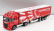 Herpa Iveco fiat S-way Truck Telonato Codognotto Transports 2020 1:87 Červená