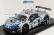 Iskrový model Audi R8 Lms Gt3 Team Tece Rutronik Racing N 33 Adac Gt Masters Oschersleben 2021 D.marschall - K.l.schramm 1:43 Silver Blue Fluo