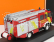 Ixo-models Mercedes benz Lf16/12 Duoble Cabine Truck Feuerwehr Hannover 1995 1:43 Červená biela strieborná