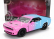 Jada Dodge Challenger Srt Hellcat Coupe Custom 2015 1:24 Pink Light Blue