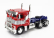 Jada Peterbilt 352 Tractor Truck 3-assi 1979 - Optimus Prime Transformers Movie 1:24 Červená Modrá