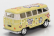 Kinsmart Volkswagen T1 Samba Minibus Flower 1962 - bez krabice 1:64 Žltá