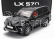 LCD model Lexus Lx570 2022 1:18 Black