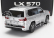 LCD model Lexus Lx570 2022 1:18 strieborný