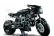 Lego Batman Lego Technic - Batman Batcycle - Motorka - The Batman Movie - 641 dielikov čierna