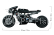 Lego Batman Lego Technic - Batman Batcycle - Motorka - The Batman Movie - 641 dielikov čierna