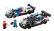 Lego BMW Lego - Sada 2x Team M-motorsport 4-series M4 Gt3 + M Hybrid V8 2023 - 676 Pezzi - 676 dielikov Modrá biela čierna červená