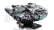 Lego Star wars Lego - Astronave Star Wars Millennium Falcon - 921 dielikov - 921 dielikov sivá