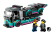 Lego Truck Lego City - Nákladné auto s rampou a pretekárskym autom - 328 Pezzi - 328 dielikov čierno-zelená