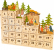 Malý adventný kalendár Betlehem