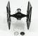 Mattel hot wheels Star wars Fighter Starship - First Order Tie Fighter - The Force Awakens - Il Risveglio Della Forza Episodio Vii 1:55 Black Silver