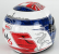 Mini prilba Bell prilba F1 Casco Prilba Williams Fw43b Mercedes M12 Eq Power+ Team Williams Racing N 6 Bahrain Gp 2021 Nicholas Latifi 1:2 White Blue Red