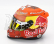 Mini prilba Schuberth prilba Casco prilba Casco prilba F1 Sergio Perez Team Oracle Red Bull Racing N 11 Canada Gp 2023 1:2 Yellow Orange Matte Red