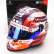 Mini prilba Schuberth prilba Casco Prilba F1 Nico Hulkenberg Team Moneygram Haas N 27 Sezóna 2023 1:2 Biela oranžová fialová