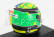 Mini prilba Schuberth prilba F1 Casco prilba Mild Seven Benetton B194 Ford N 5 Demonstration Run Belgium Spa Gp 2017 Mick Schumacher 1:8 žltá zelená červená čierna