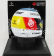 Mini prilba Schuberth prilba F1 Casco Prilba Team Haas Vf-21 Belgian Gp Spa 2021 Mick Schumacher 1:4 Biela modrá červená žltá