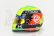 Mini prilba Schuberth prilba F1 Casco Prilba Vf-21 Team Uralkali N 47 Sezóna 2021 Mick Schumacher 1:2 Zelená červená čierna žltá