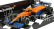 Minichamps Mclaren F1 Mcl35l Mercedes M12 Eq Power+ Team Mclaren N 4 3. Emilia Romagna Taliansko Gp 2021 Lando Norris 1:43 Oranžová svetlomodrá