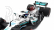 Minichamps Mercedes gp F1 W13e Team Mercedes-amg Petronas F1 N 63 (prvé víťazstvo v F1) Víťaz Brazilian Gp 2022 George Russel 1:18 Strieborno-zelená