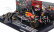 Minichamps Red bull F1 Rb18 Team Oracle Red Bull Racing N 1 Víťaz majstrovstiev sveta Zandvoort Dutch GP 2022 s vlajkou a postavou Maxa Verstappena 1:43 Matná modrá žltá červená