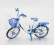 Modely zlatých kolies Bicicletta Lady Classic Bicycle 1:10 Blue White