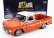 Motor-max Chevrolet C-10 Fleetside Pick-up Custom 1966 1:24 Oranžová s bielou