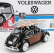 Motor-max Volkswagen Beetle so surfovacím prknom 1968 1:24 Black Wood