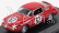 Najlepší model Fiat 750 Abarth N 62 12h Sebring 1959 Cussini - Cattini 1:43 Red