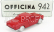 Officina-942 Fiat 1100 Tv Coupe Pininfarina 1955 1:76 Červená farba