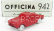 Officina-942 Fiat 1100 Tv Coupe Pininfarina 1955 1:76 Červená farba