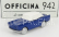 Officina-942 Fiat 1200 Coupe Carrozzeria Scionieri 1958 1:76 Modrá biela