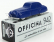 Officina-942 Fiat 1500 Ghia Coupe Gran Sport 1947 1:76 Modrá