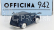 Officina-942 Fiat 500c Belvedere 1951 1:76 Modrá